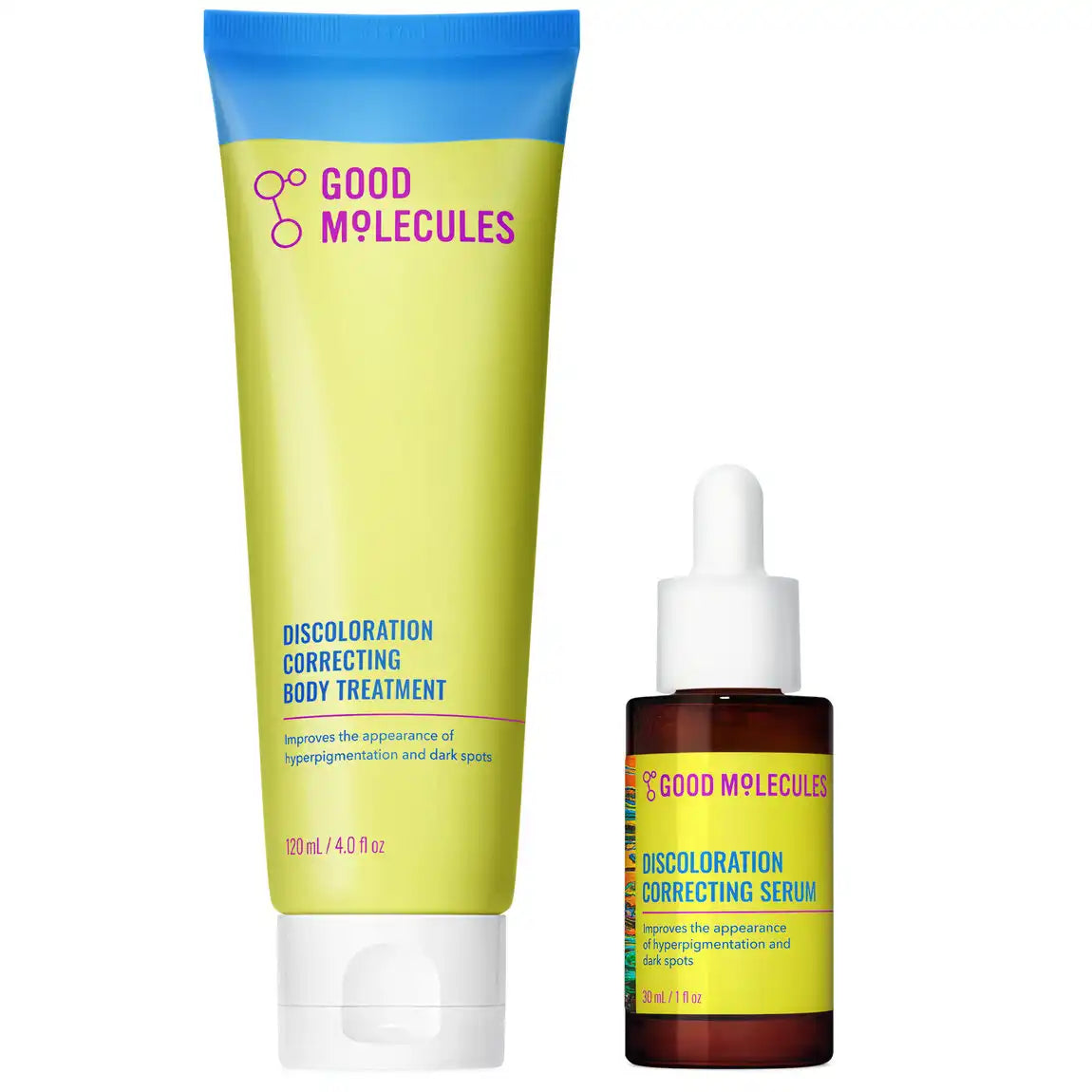 Good Molecules Discoloration Face & Body Duo